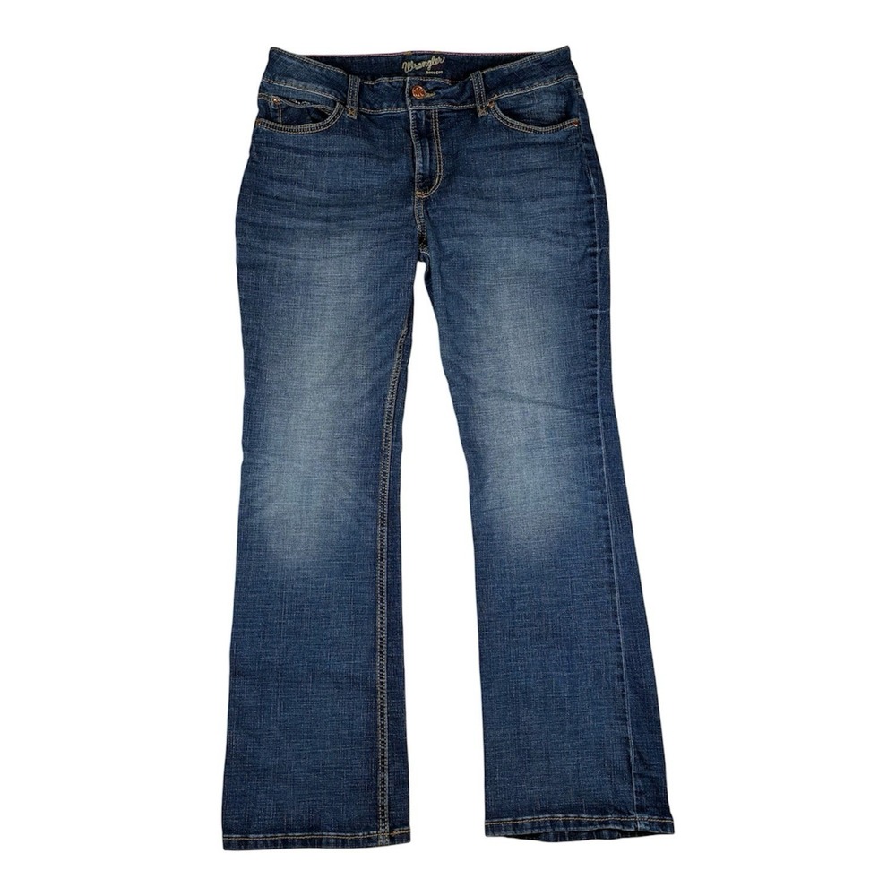 Wrangler Retro Mae Womens 15 X 32 Blue Mid Rise Boot Cut Stretch Jeans 1009MWZMS